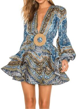 mini dress and knee high boots Structured Blazer Mini Dress - Black